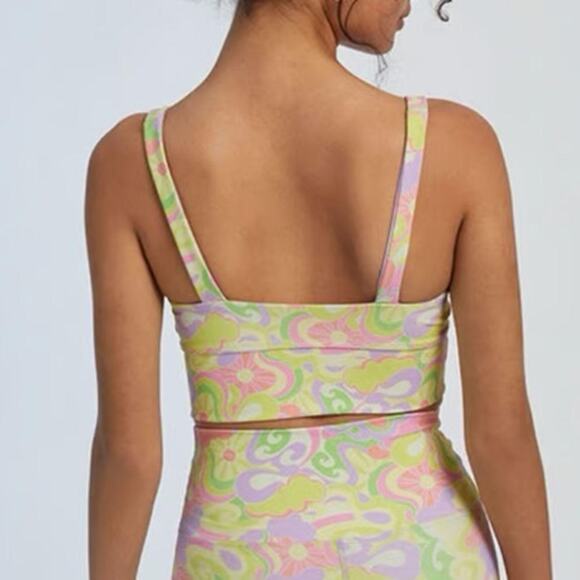 Beach Riot Psychedelic Sunshine Leah Crop Top - Picture 8 of 8